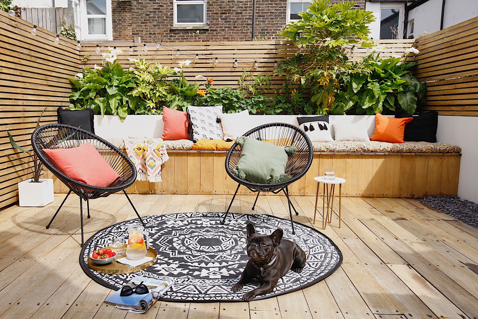 Outdoor living - contemporary terrace garden